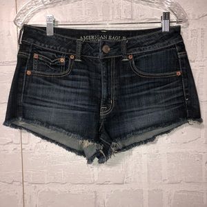 Final Drop American Eagle Jean Short raw hem.  B39